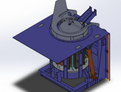 Steel shell furnace body