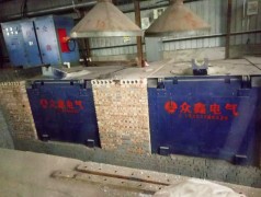 Customer use site of intermediate frequency melting furnace