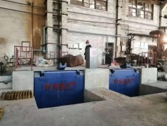 Customer use site of intermediate frequency melting furnace