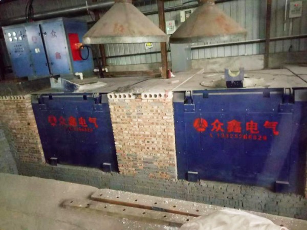 Customer use site of intermediate frequency melting furnace